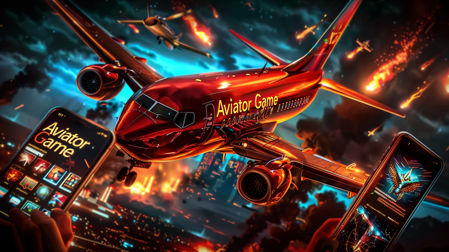 A red jet flying over a city in cv333bet Aviator, showing the game’s thrill.